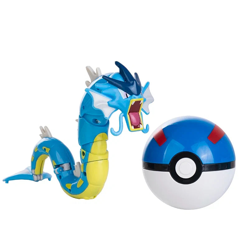 18 Styles Pokemon Anime Deformation Figures Pikachu Eevee Mewtwo Greninja  Pokeball Figure Pet Action Model Toys Childrens Gifts