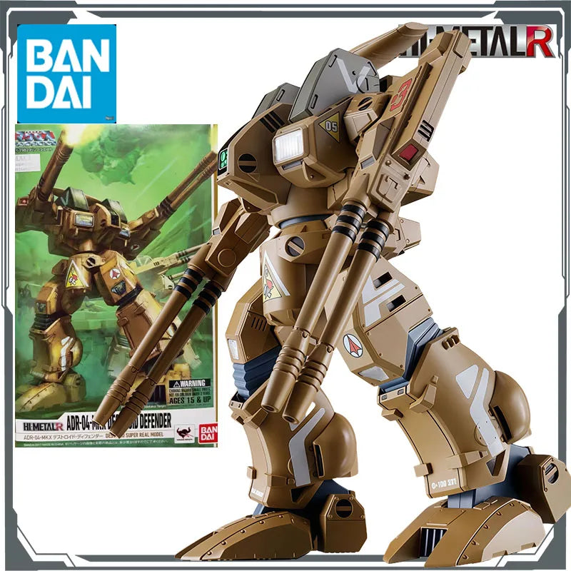 Bandai Original HI-METAL R ADR-04-MKX Destroid・Defender Anime Actionfiguren Spielzeug für Jungen Weihnachtsgeschenk Sammlermodell