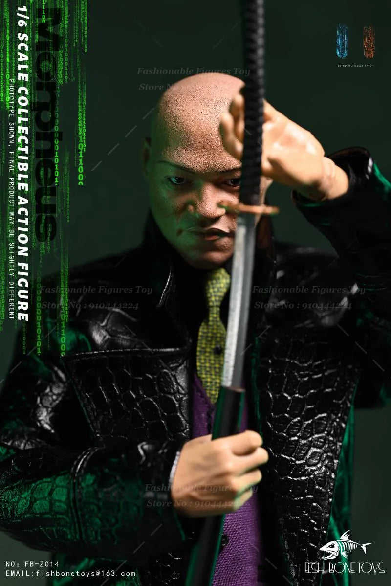 FISH BONETOYS 1/6 FB-Z014 Men Soldier Morpheus Yahya Abdul-Mateen II Dolls Full Set 12Inch Action Figure Body Best Collection