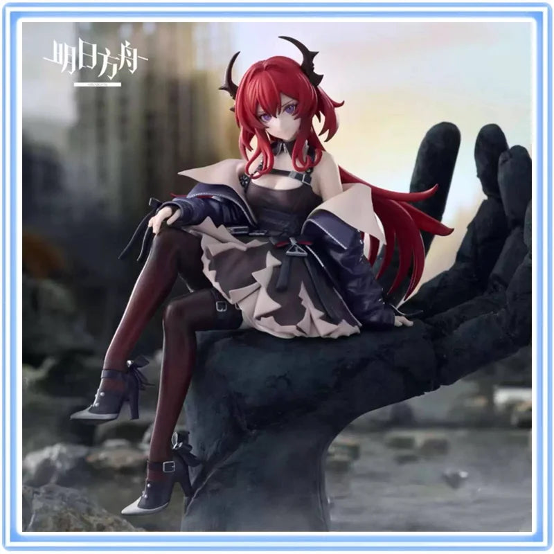 Original Noodle Stopper Figure Arknights Surtr Garage Kit Model Decoration Game Figure Hobbies Collectibles Desktop Decoration
