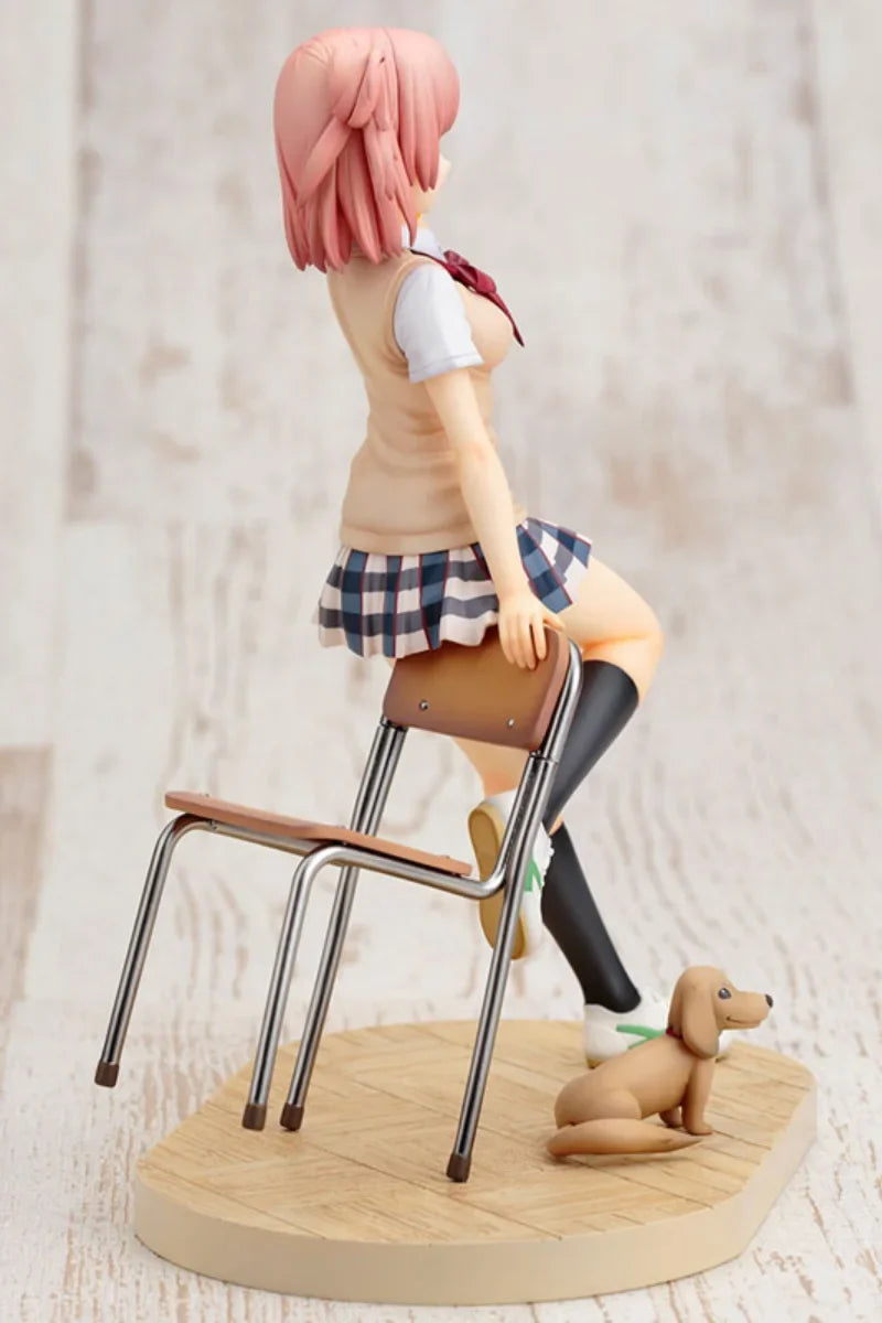In stock Genuine My teen romantic comedy snafu Yuigahama Yui Chair VER.19CM PVC Action Anime Figure Model Toys Figure Doll Gift