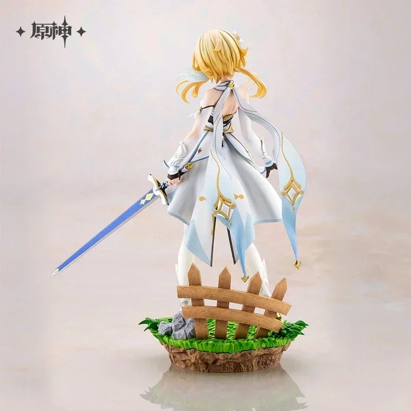 In Stock Kotobukiya Aether Lumine Original Anime Figure 27CM MiHoYo Genshin Impact Traveler Model Doll Collectible Figurine Toy