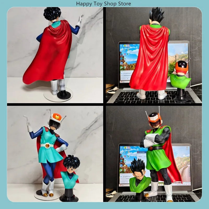 Dragon Ball Gohan & Videl Great Saiyaman Standing Position Anime Figure Model Statue Collection Desktop Decoration Ornament Toys