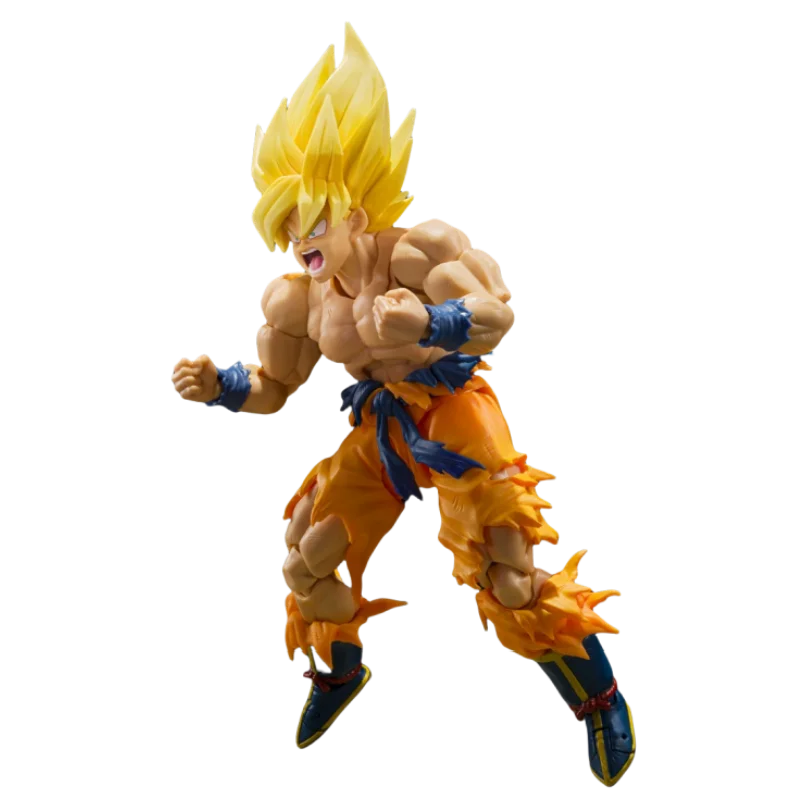 Genuine Bandai Dragon Ball SHF Son Goku Legendary Super Saiyan (best Selection) Anime Action Figures Model Toys Gift for Kids
