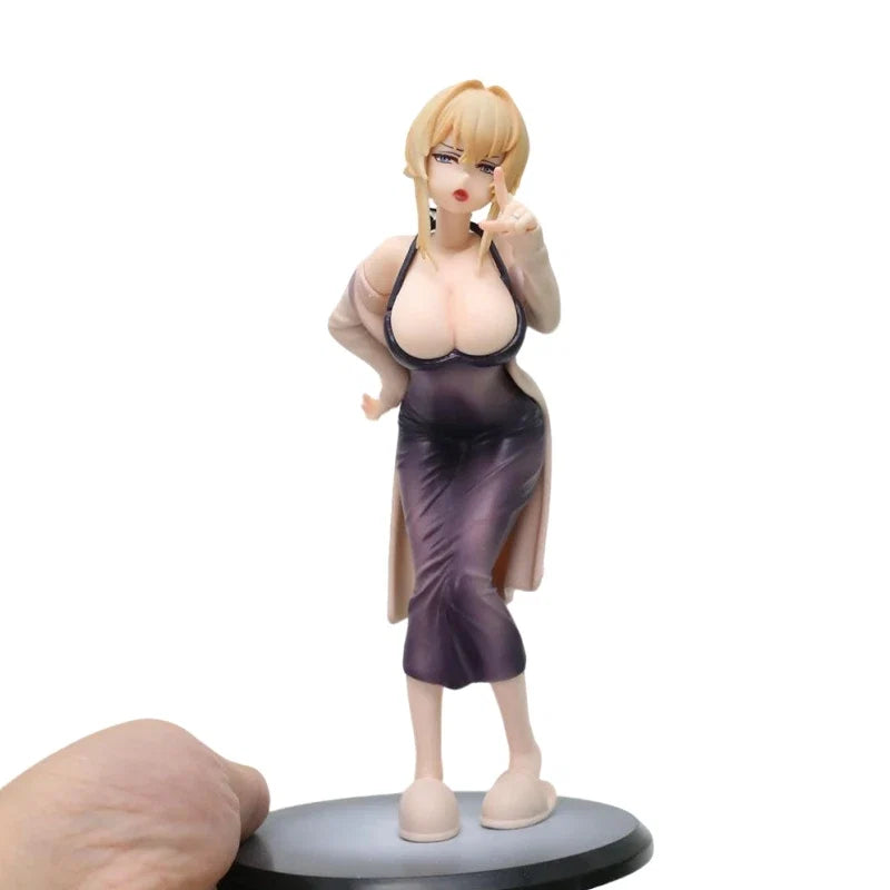 18cm Irene Nightdress Elegant Woman Stand PVC Model Action Figure Car Desktop Decoration Statue Anime Periphery Oranment Doll