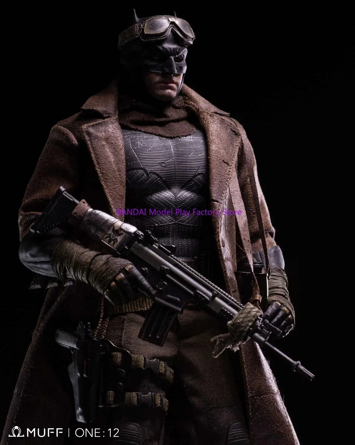 In Stock Muff Toys MF07 1/12 Male Super Hero Bat Boy Kryptonite Searcher Rich Master Bruce Full Set Fit 6in Action Figures Body