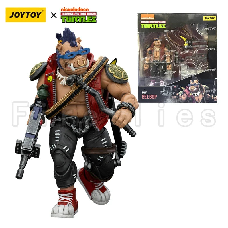 1/18 JOYTOY Action Figure Turtles Beebop Rocksteady Anime Model Toy