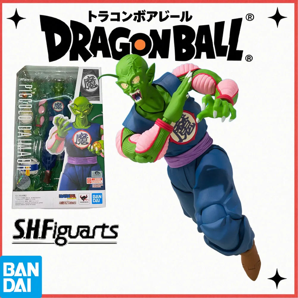 100% Authentic In Stock Genuine Bandai S.H.Figuarts WING-MAN (2024) Piccolo Demon King Anime Action Figure Collection Model Toy