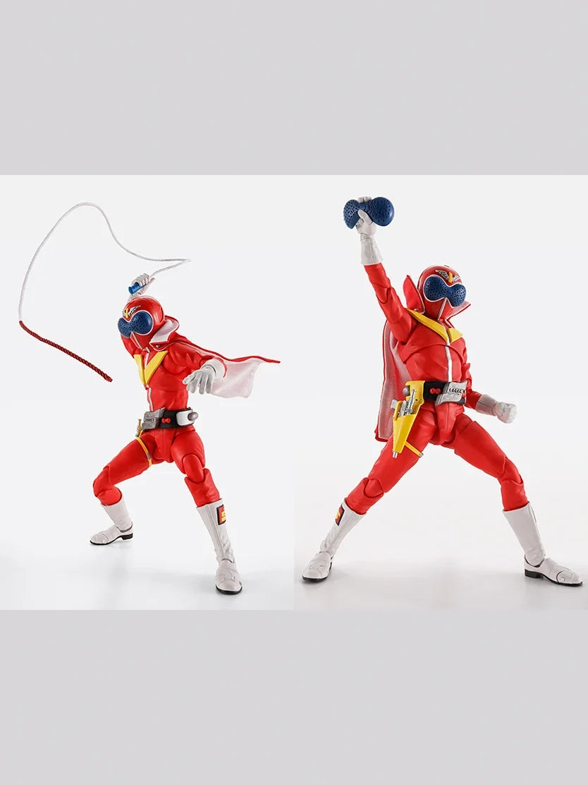 [In Stock] Original Bandai Sh Figuarts SHF Akaranger 50th Action Figures Anime Model Toys Collection Himitsu Sentai Gorenger