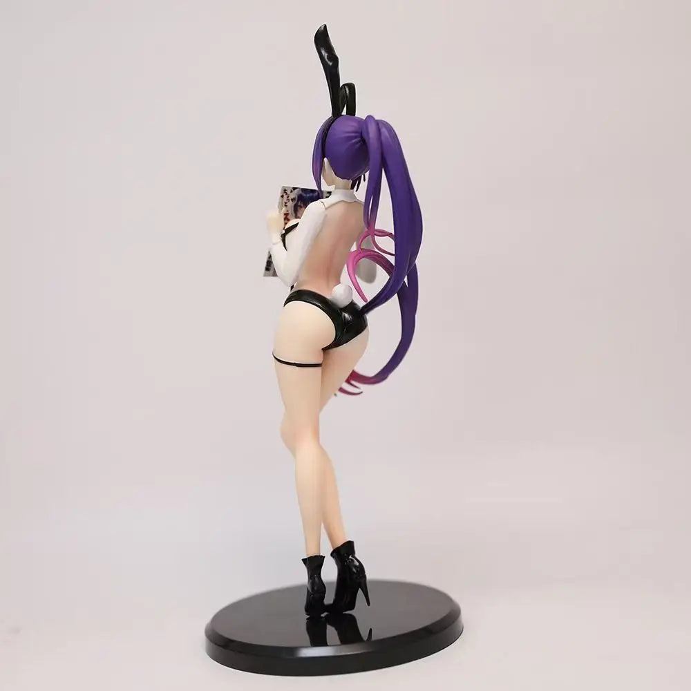 Domestically Produced Second-hand Rabbit Nest Yuna Beautiful Girl Static Figure Model Desktop GK Ornament Pvc Material 250mm ...