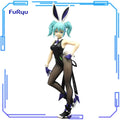 In Stock FuRyu Original Genuine  Piapro Characters Hatsune Miku BiCute Bunnies Figure Street Violet Color Ver. 30cm Model Toys