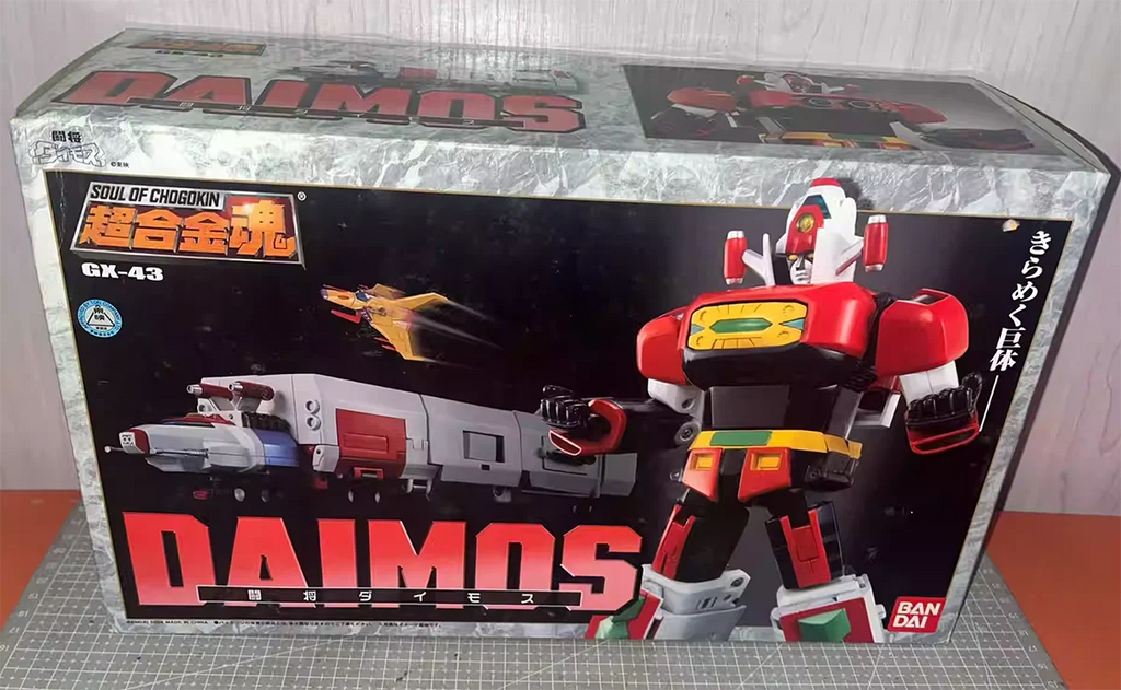 OriginalSuper alloy soul GX-43 Brave Leader Daimos Action Anime Figure Model Toys22CM collection scene ornament gift