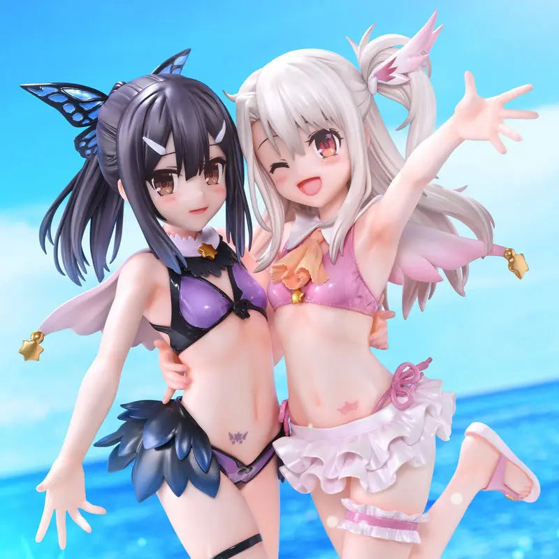 In-Stock 20CM Replica Fate/Kaleid Liner Prisma Illya Miyu Edelfelt Swimsuit Collection Figurine Toy Cute Desktop Decoration Gift
