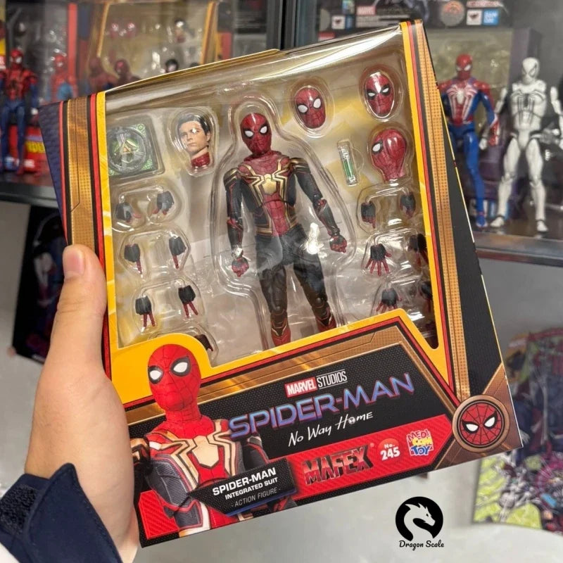 In Stock Genuine MEDICOM MAFEX Spider-Man Hero No Way Home Fusion Armor 1/12 Action Figure Model Toys