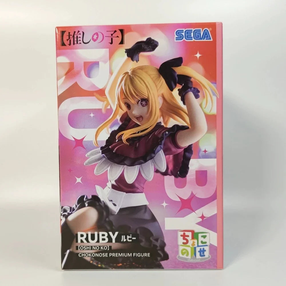 In Stock SEGA Original Genuine PM Premium Figure PM Chokonose Figure Anime OSHI NO KO Ruby 13cm Model Toy Figures Birthday Gift