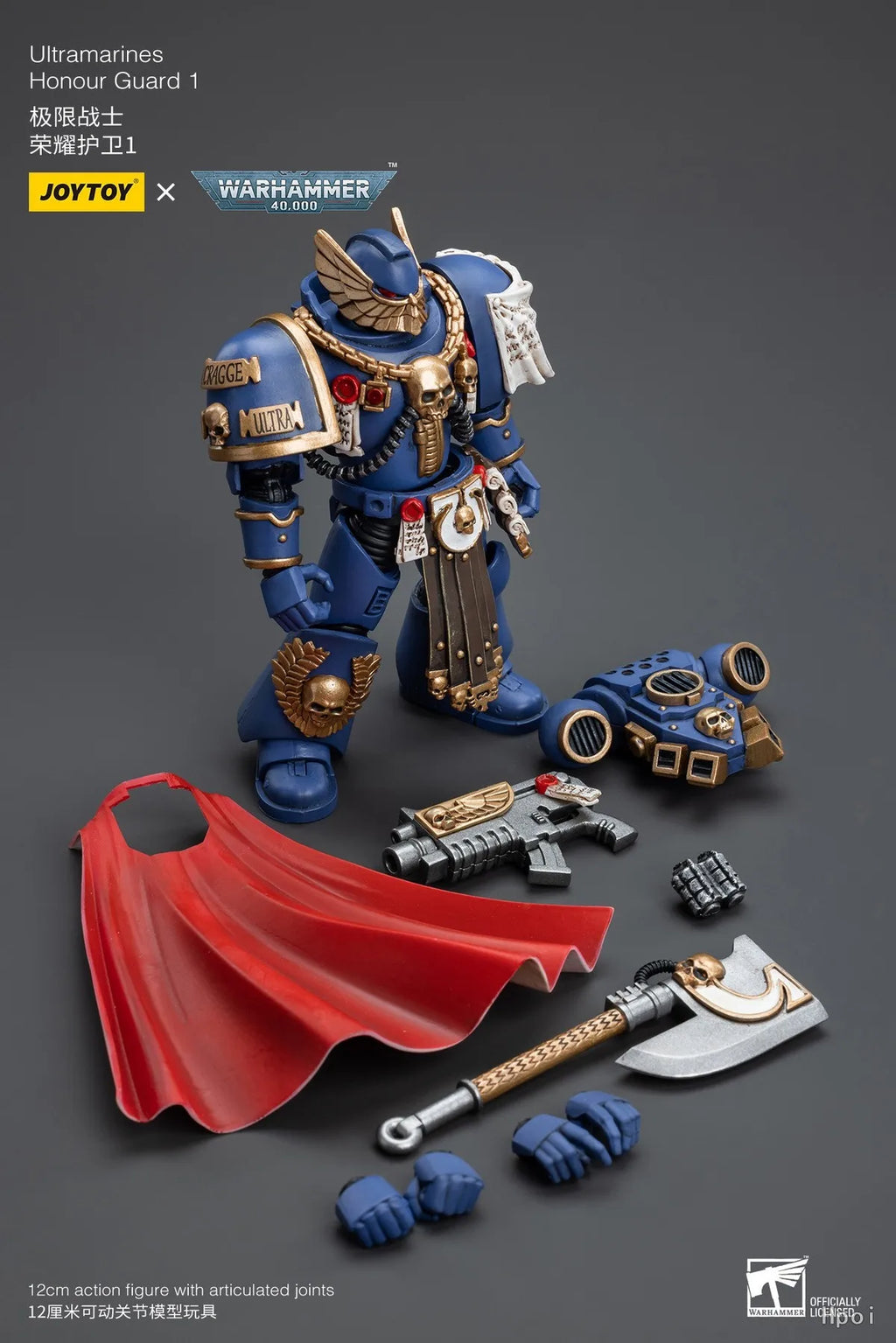 【UA】JOYTOY  Warhammer 40K  Scale 1/18 Action Figures Ultramarines Honour Guard 1 Models Toys Gifts