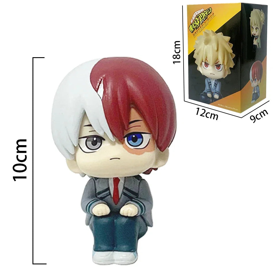HOT My Hero Academia Katsuki Deku Todoroki Shoto Himiko Toga Break Time Anime Figure Model Collection Doll Toy For Kids Gift
