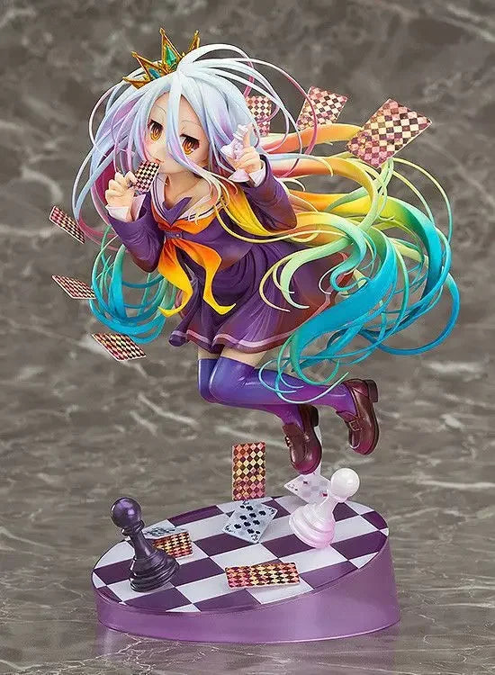 16cm No Game No Life Anime Figure Kotobukiya Shiro Action Figure Shiro Jibril Fairy Shampoo Figurine Adult Collectible Model Toy