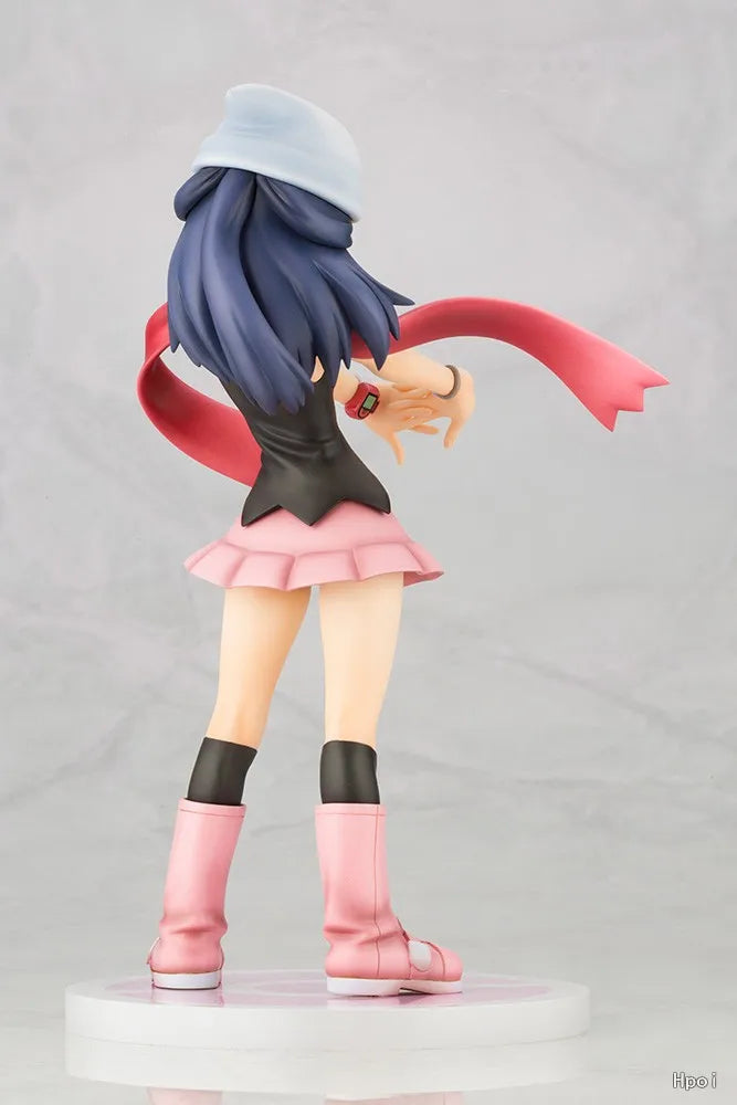 In Stock Original KOTOBUKIYA ARTFX J Pokemon Dawn+Piplup Action Figures Models Toys Gifts Collection Ornaments