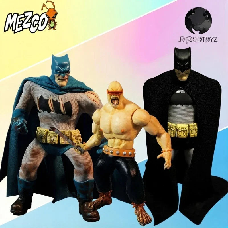 Mezco Toyz Original 1/12 Sammlerbewegliche Batman The Dark Knight Returns Batman Vs. Mutant Leader Actionfiguren Spielzeug Geschenke