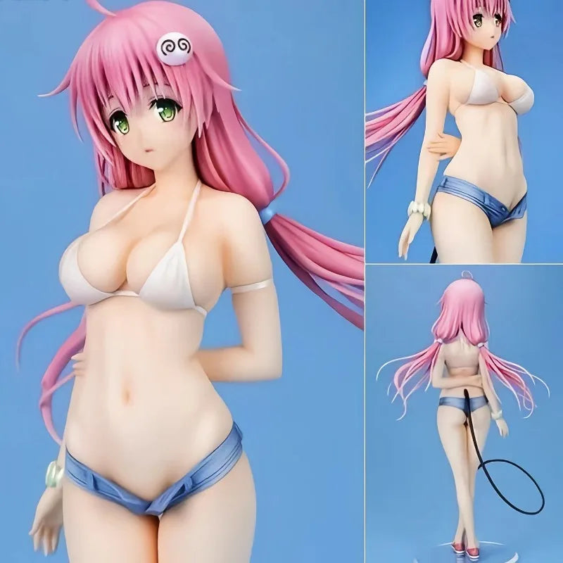 Anime beautiful girl out of the package Wang Nv swimsuit Lala hand-made secondary chassis model ornaments