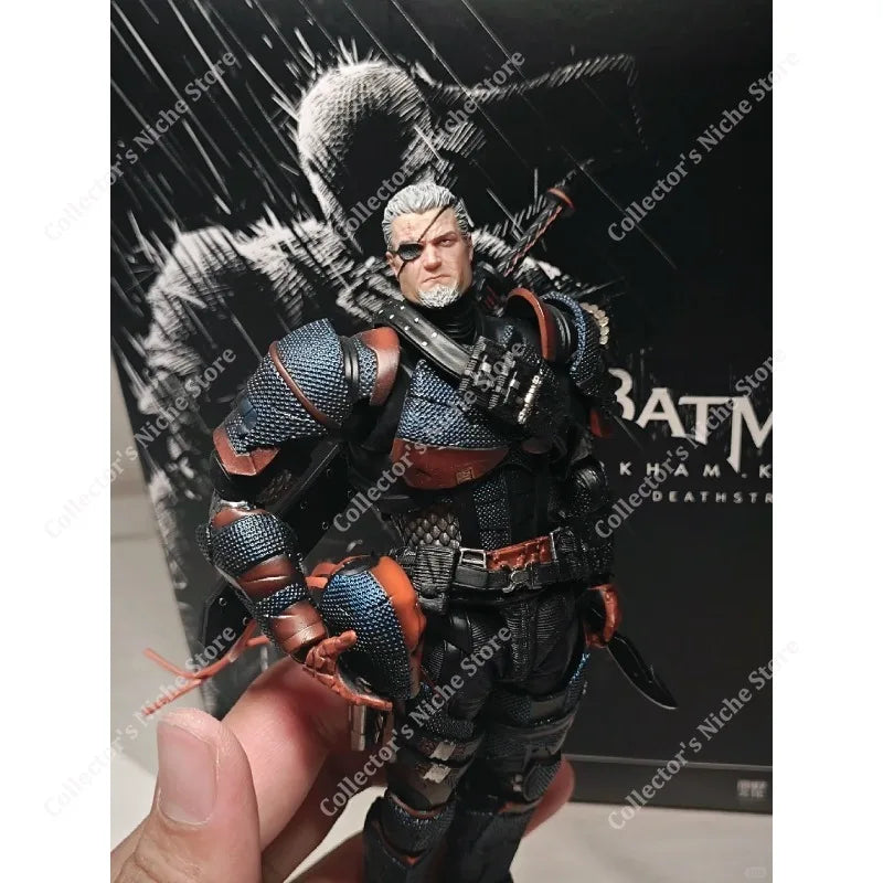 Pre-sale LPZZ 1/12 ROUNO CUEURE DC002 Deathstroke Arkham Knight Action Figure Model Movable Collectible Model Anime Figure Toys