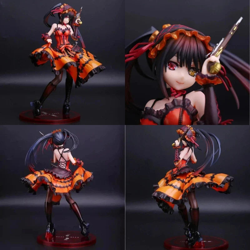 Date A Live Kurumi Tokisaki 6th Mayuri Judgment Anime Figure Pvc Figure With Interchangeable Hands Boxed Collectible For Fans