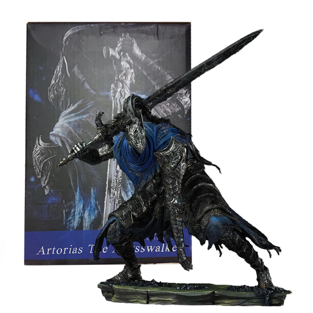 14CM Anime Game Dark Souls Kishi Artorias Figure Dark Souls Sculpt Collection Standing Model Toy Gift Aciton Figure