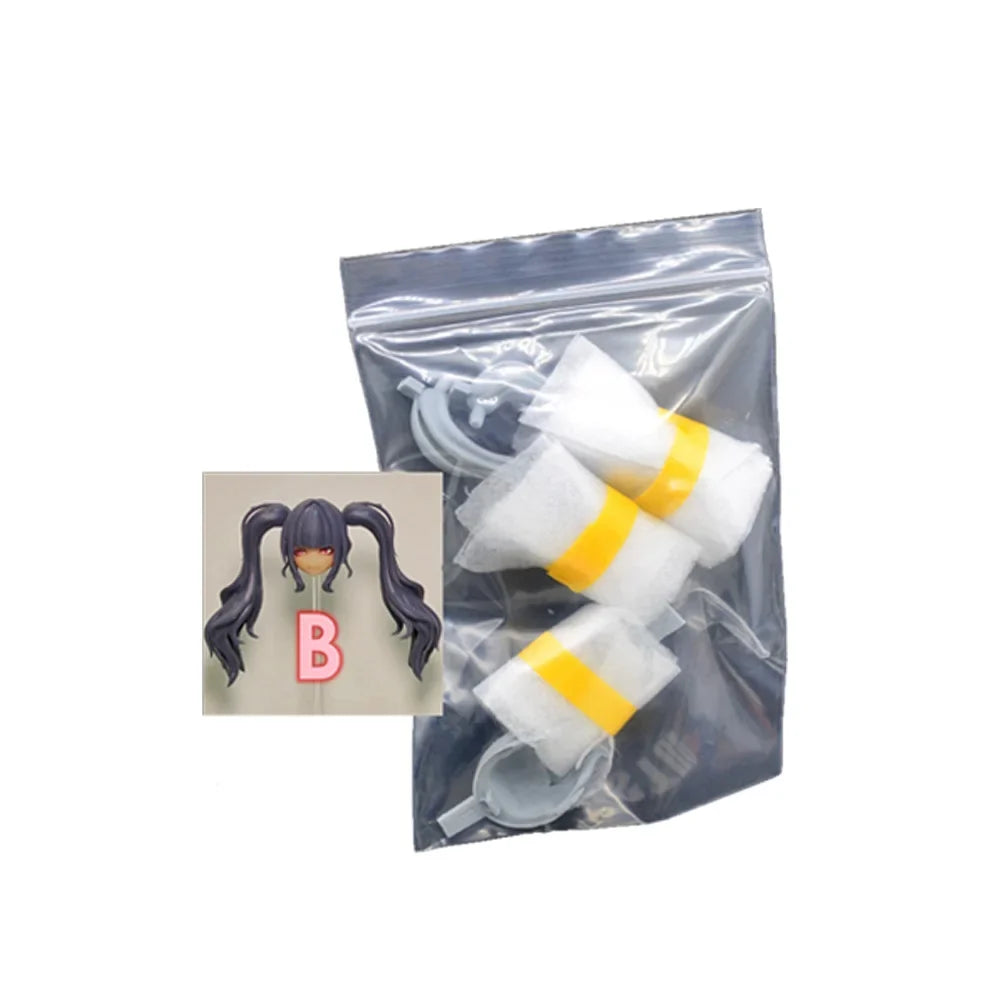 SH 1/12 Machine Girl Goddess Device FS20 Double Ponytail Wavy Hairstyle Modification Resin GK Accessory Model
