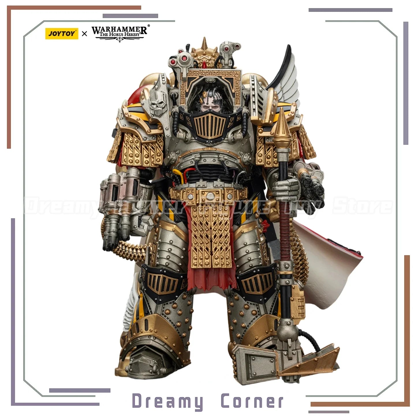【In Stock】JOYTOY Warhammer 40K Iron Warriors Perturabo Primarch of The LVth Legion 1/18 Action Figure Ornaments