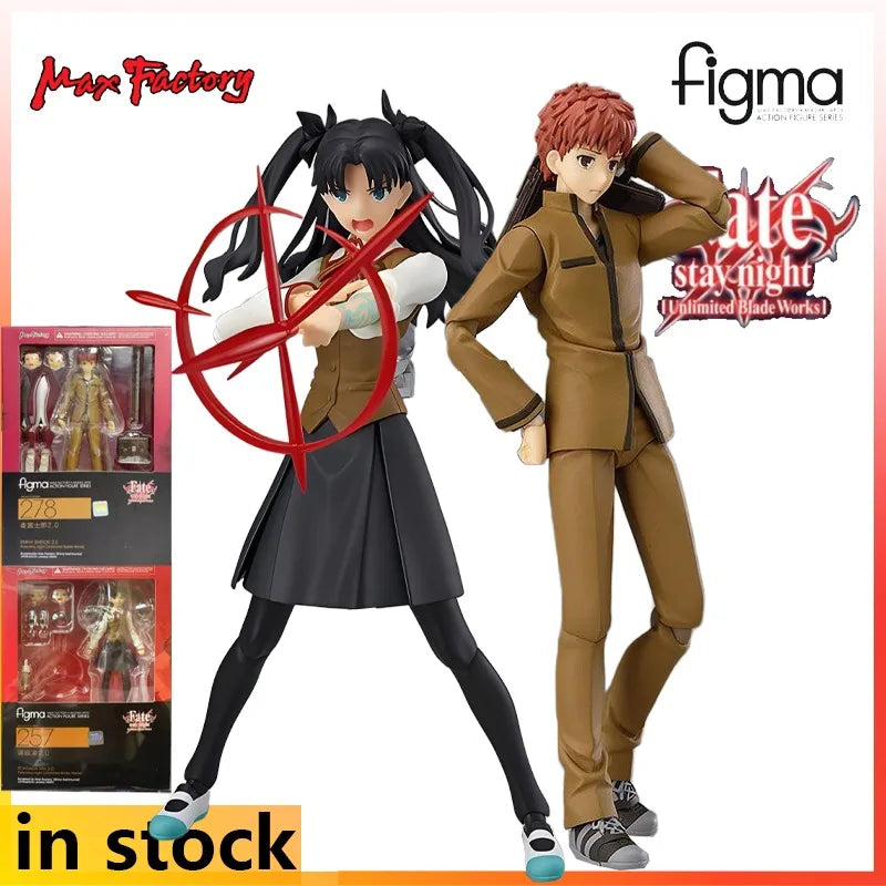 Max Factory Figma Fertigprodukt Bewegliche exquisite Puppe Fate Night Unlimited Sword System Anime-Spielzeug Festgeschenk für Jungen
