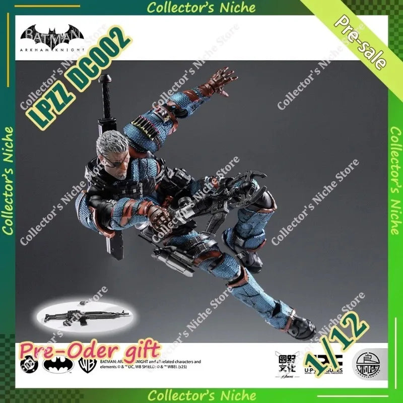 Pre-sale LPZZ 1/12 ROUNO CUEURE DC002 Deathstroke Arkham Knight Action Figure Model Movable Collectible Model Anime Figure Toys