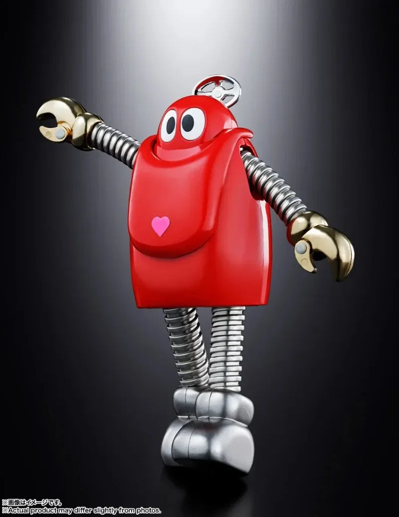 In Stock Original Genuine Model BANDAI Chogokin Ganbare!! Robocon 12cm Robocon 50th Action Figure Ornaments Figure Toys Gifts