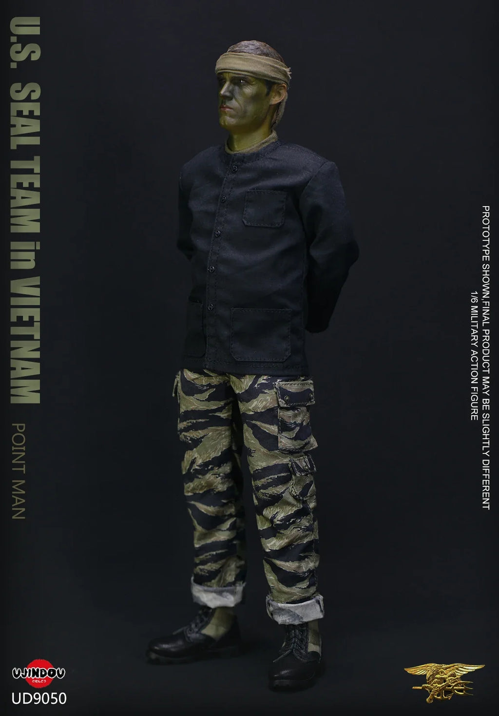 In Stock UJINDOU UD9050 1/6 Scale Male Soldier Vietnam War US Navy SEALs - Vanguard Full Set 6in Collectible Action Figure Body