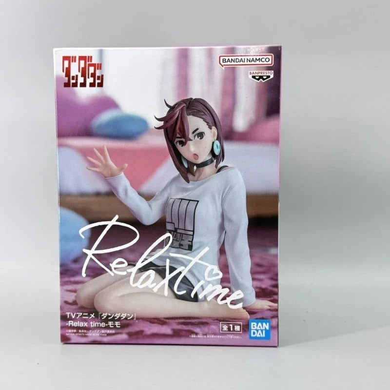 Bandai In Stock Banpresto Original Relax time Anime Dan Da Dan Ayase Momo Action Figure Model Toys Collectible Gift DT