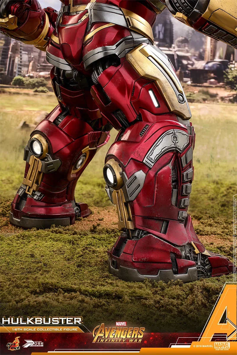 Original HOTTOYS 1/6 PPS005 The Avengers 3 Hulk Buster 2.0 MK44 Action Figure Model Toys 50CM Collection Scene Ornament Gift