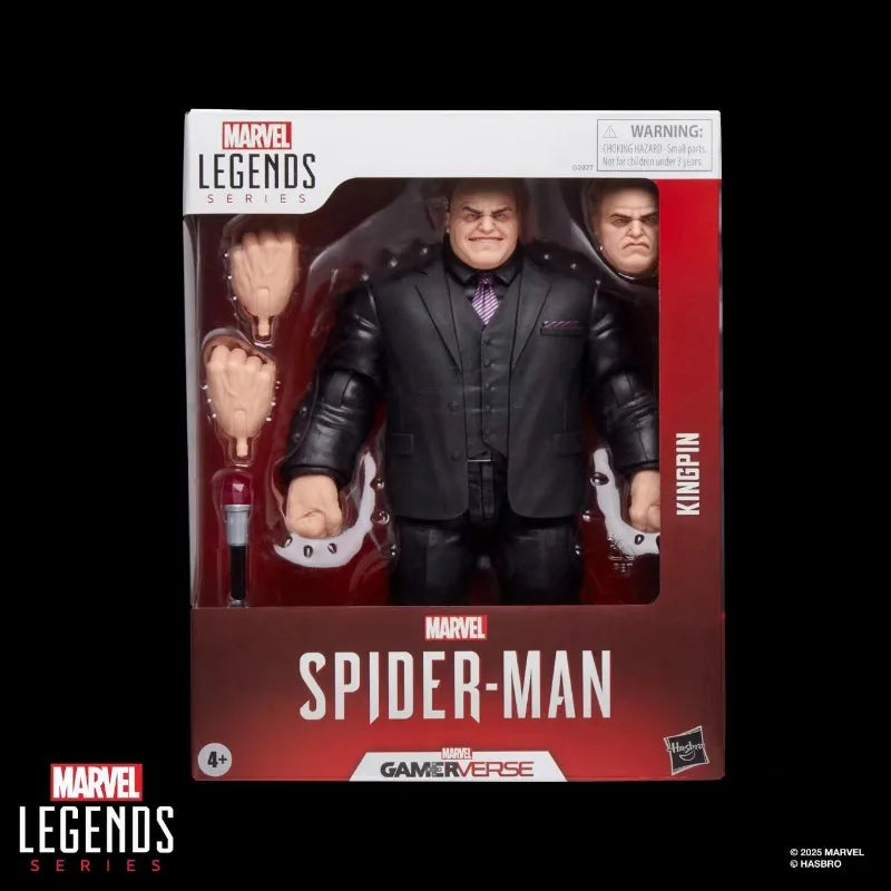 Original Hasbro Marvel Legends Series Gamer Verse Spider-Man Kingpin Action Figure Collection Ornaments Toys