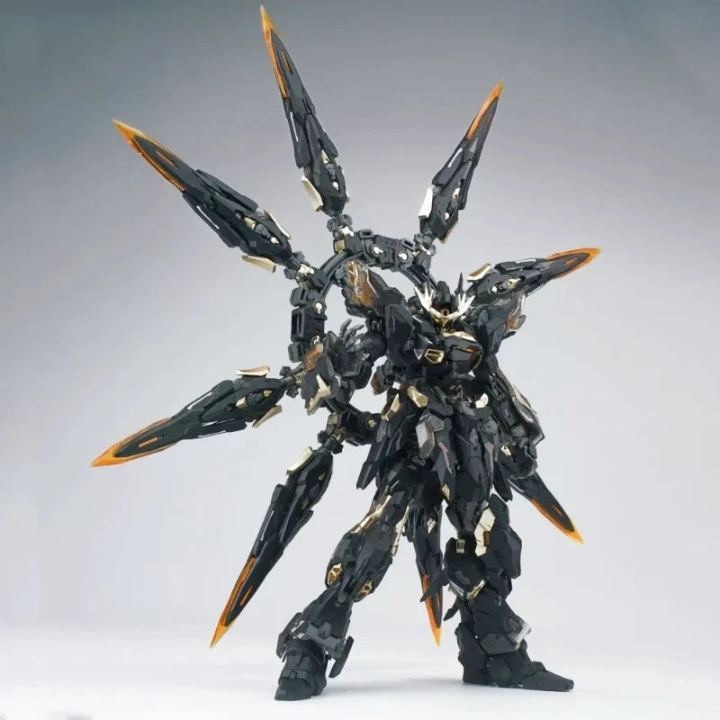 ALL INCLUSIVE FULLSION 1/100 Black Apocalypse Assembly Model Kit Alloy Skeleton Mecha Collectible Action Figures Ornament Gift