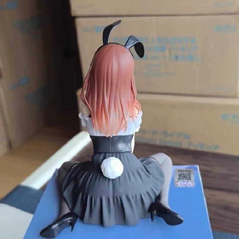 Yotsuba Anime Kawaii Nakano Nino Figurine The Quintessential Quintuplets Cat Nakano Miku action figure PVC Collection Toys Gifts