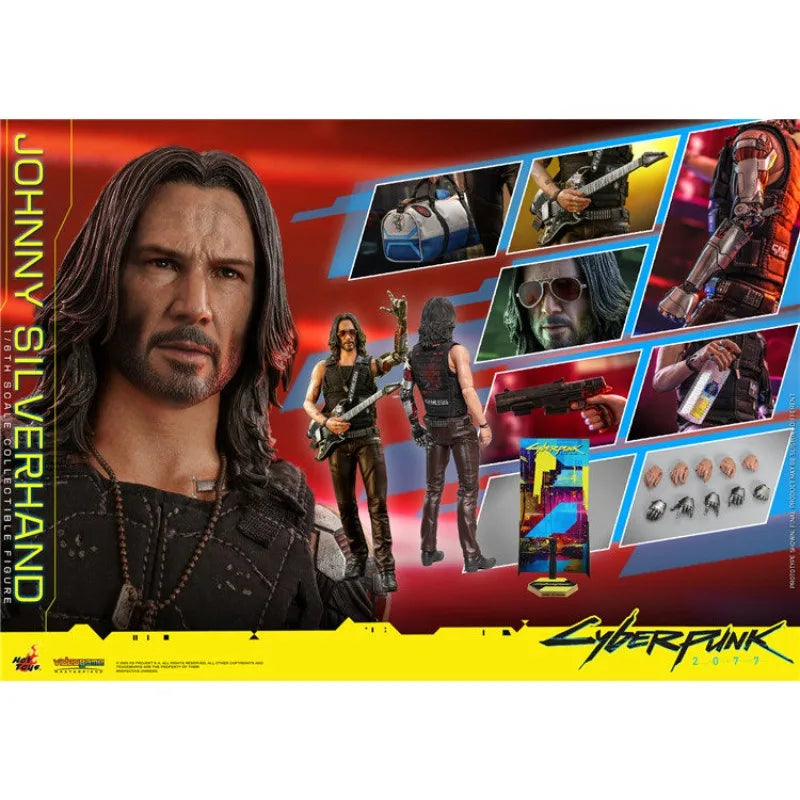 Auf Lager HOTTOYS HT VGM47 Cyberpunk 2077 Johnny Keanu Reeves Actionfigur Modell Geschenk Sammlung