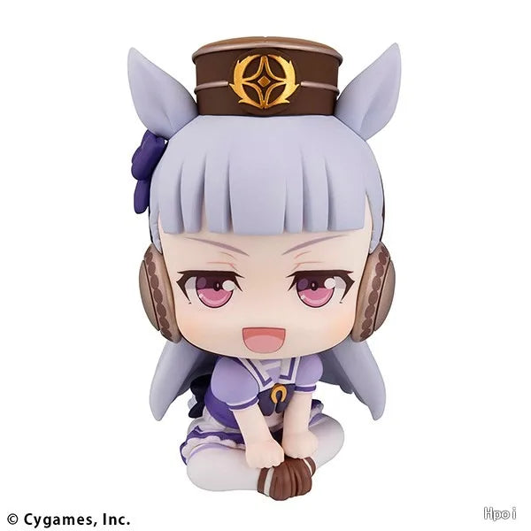 In Stock Original Genuine MegaHouse Look up Uma Musume Pretty Derby Gold Ship Chibi Figure Collectible Display Gift