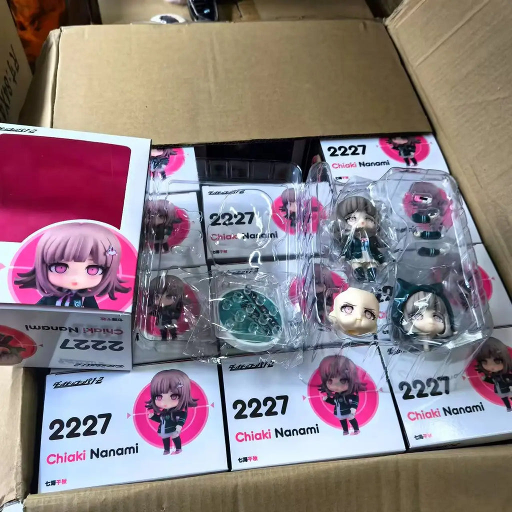 Super Dangan Ronpa Nanami ChiaKi 2227# Q version of clay man Figure Nanami ChiaKi Movable doll
