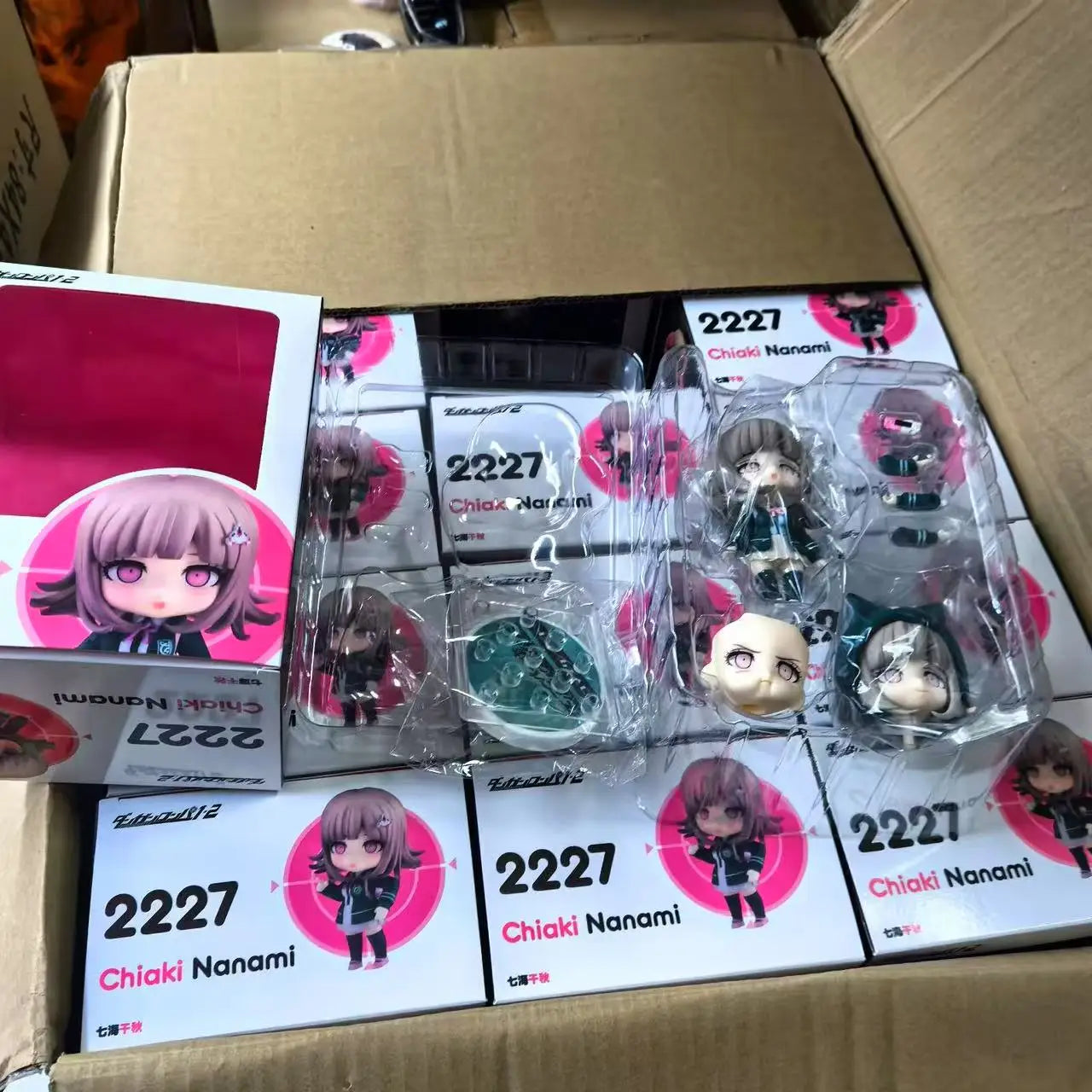 Super Dangan Ronpa Nanami ChiaKi 2227# Q version of clay man Figure Nanami ChiaKi Movable doll