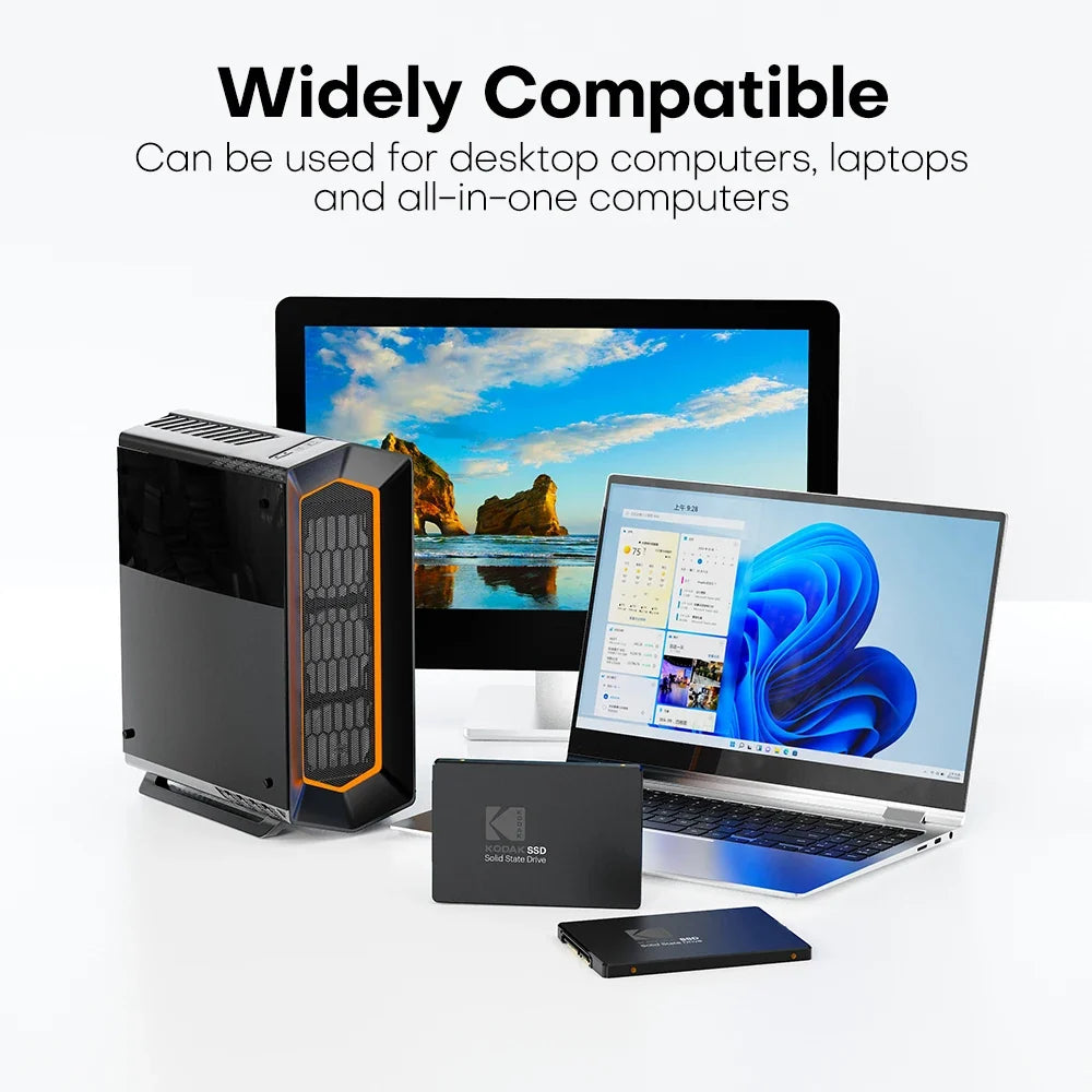 Kodak X120 PRO SSD 1TB SATAIII SSD 512GB 256GB 128GB HD 1TB Internal Solid State Hard Disk 2.5 for Laptop Computer