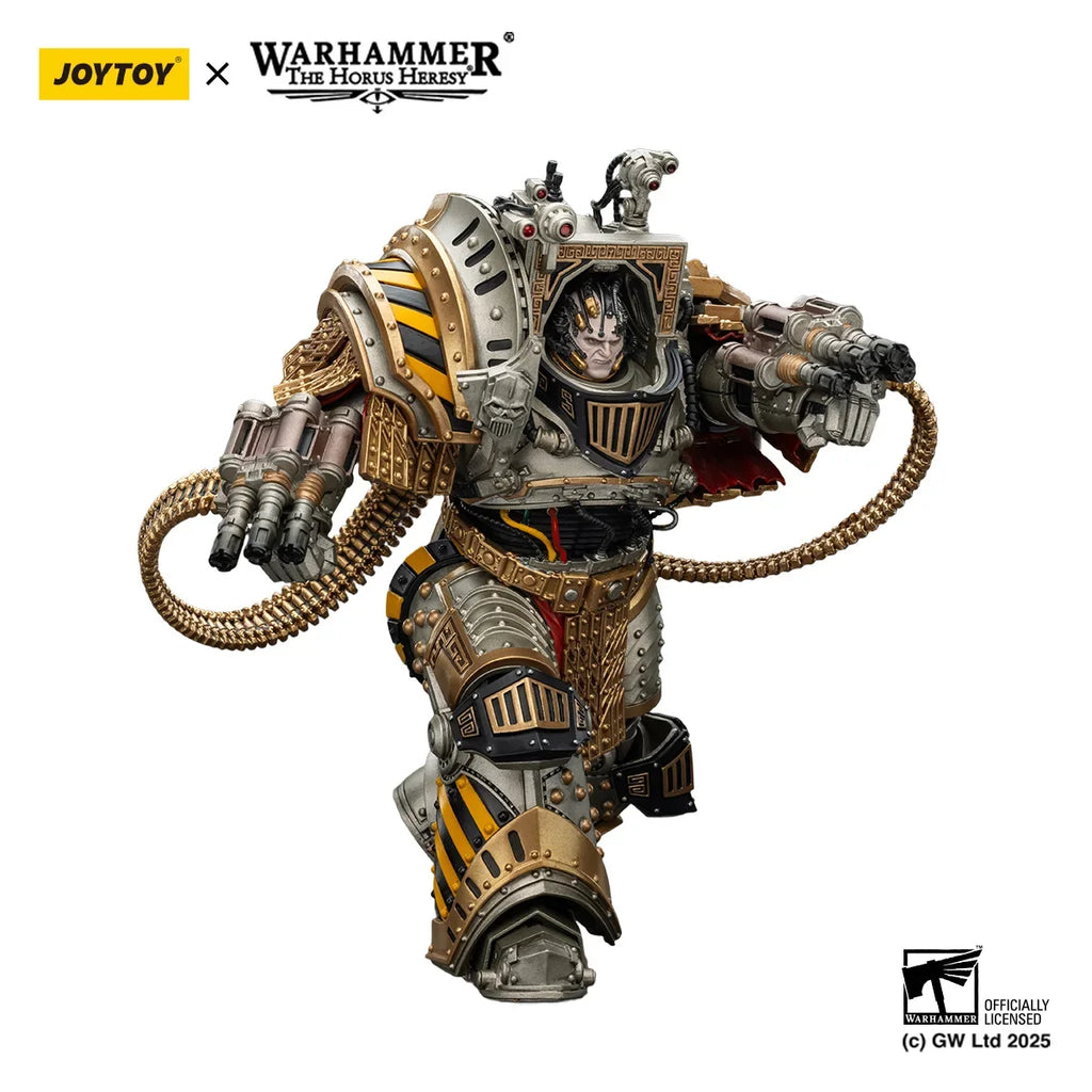 JOYTOY Warhammer40K 1/18 Action Figure Iron Warriors Perturabo, Primarch of the lVth Legion figures Toys