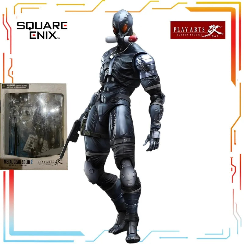 SQUARE ENIX Original PLAY ARTS Modified Finished Movable Doll Metal Gear Solid 2 Anime Action Figure Model Toys Gifts for Boys