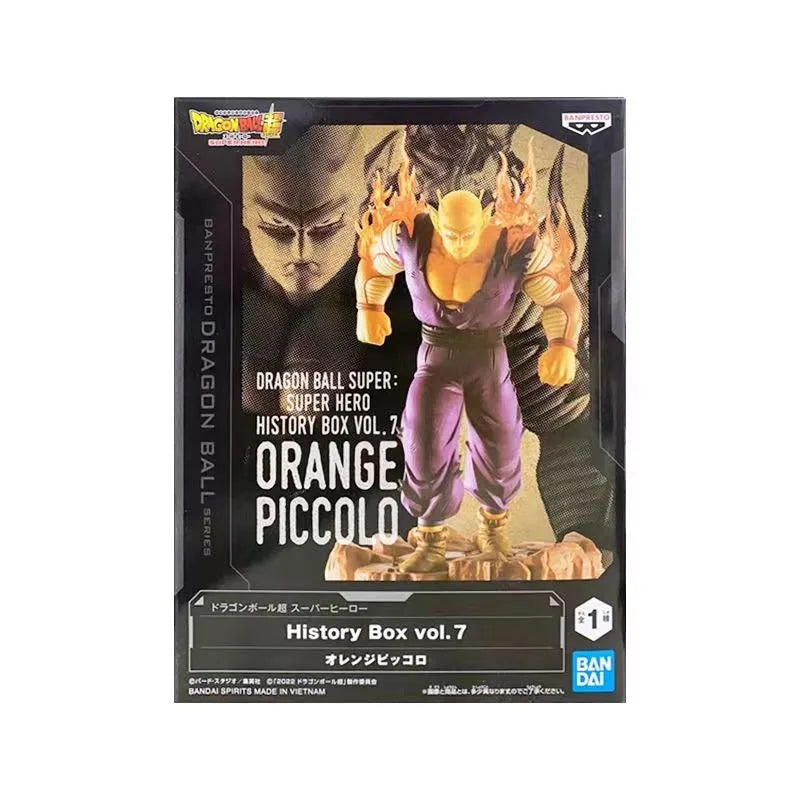 Bandai Original Banpresto Anime Dragon Ball Super Figure History Box Piccolo PVC Anime Action Model Collectible Toys
