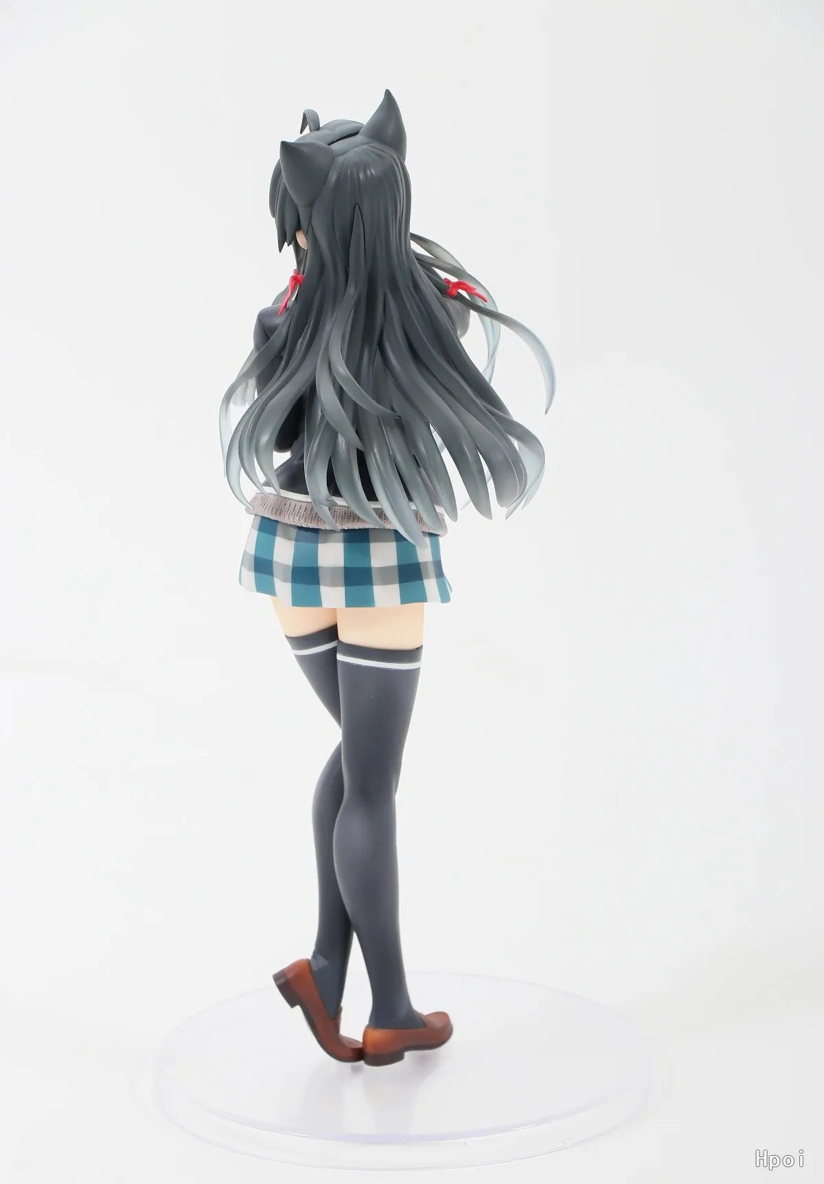 20CM Anime Yukinoshita Yukino Figure Yahari Ore no Seishun Love Comedy wa MachigatteiruZoku Nekomimi Seifuku Ver Model Toy