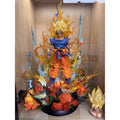 60cm Dragon Ball Figure Super Saiyan Son Goku High-end Anime Model Resin Collection System Desktop Ornaments Holiday Gift Toys