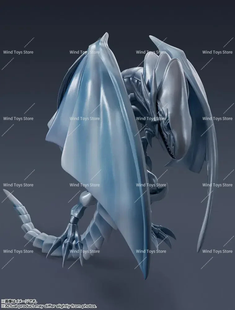 In Stock Bandai S.H. Monster Shm Arts Yu-Gi-Oh Duel Monsters Blue-Eyes White Dragon Action Figure Toy Model Gift